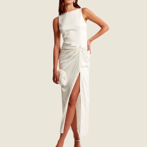 Abercrombie & Fitch Dresses & Skirts - Abercrombie & Fitch White Maxi Dress